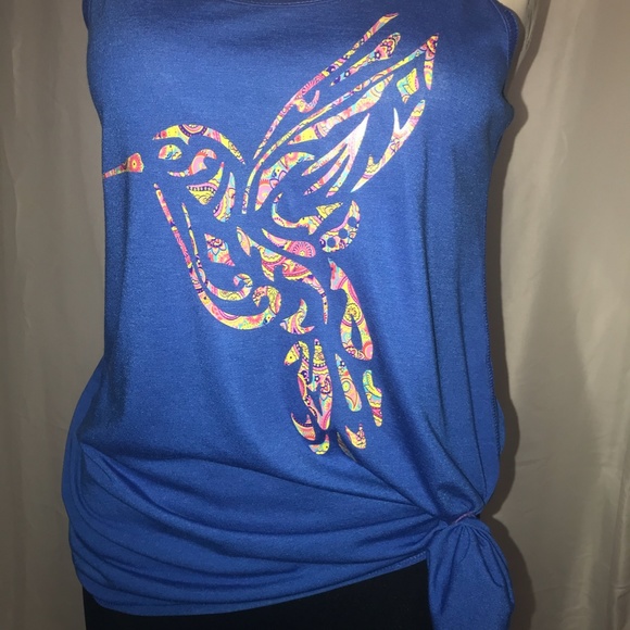 Flowy Racerback Tank HTV/Embellishment NWOT - Picture 7 of 8